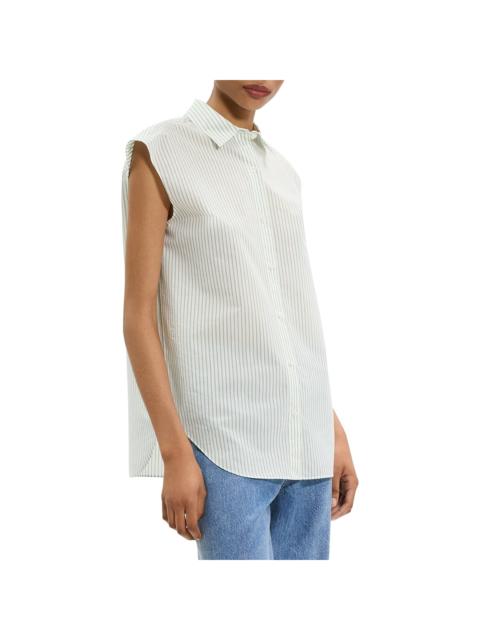 Theory Theory Sleeveless Boyfriend Shirt