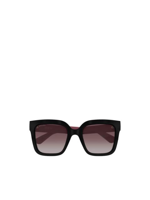 GUCCI Interlocking G square-frame sunglasses