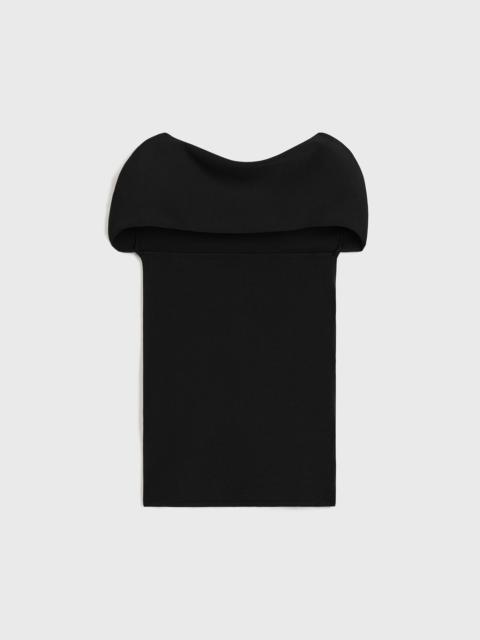 Totême Slip-through knit top black