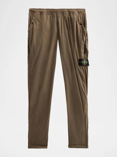 Stone Island Men's Stretch-Nylon Tapered Pants
