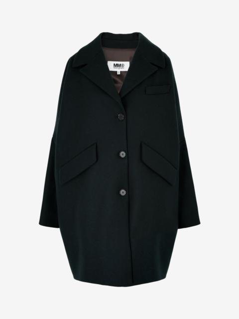 MM6 Maison Margiela Cocoon wool coat