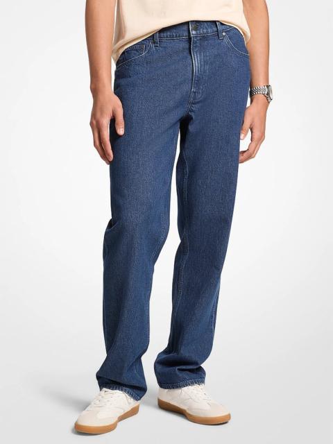 MICHAEL KORS Finn Straight Fit Denim Jeans