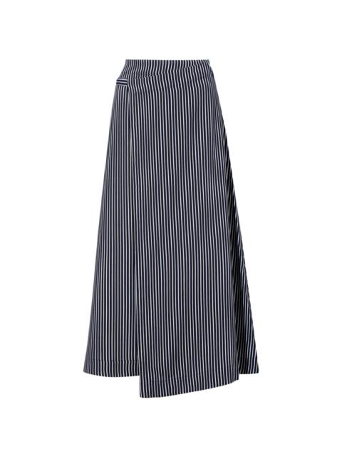 Georgie striped maxi skirt