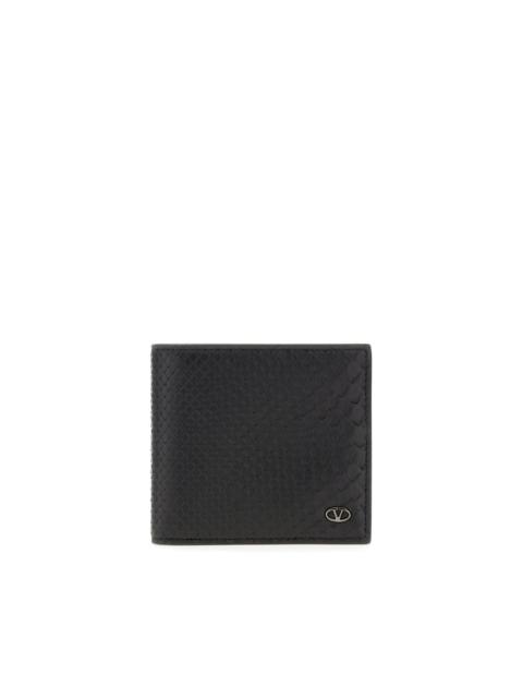 Valentino logo-plaque wallet