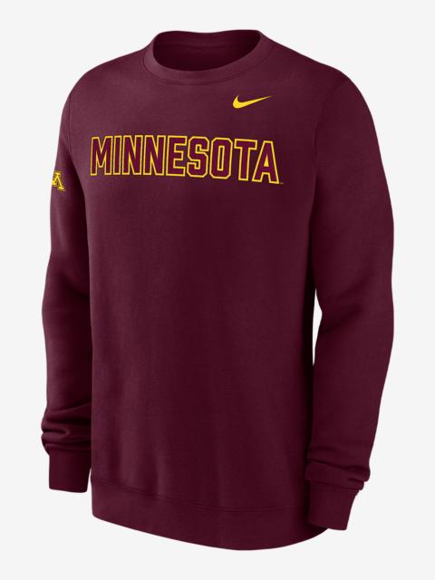 Nike Minnesota Club Fleece Men's Nike College Crew-Neck Sweatshirt