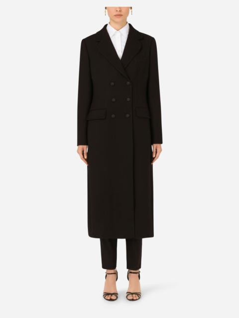 Dolce & Gabbana Double-breasted crepe coat