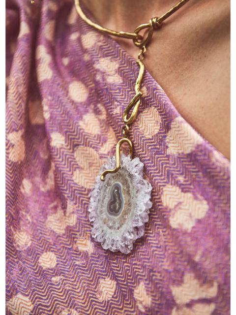 ULLA JOHNSON Geode Necklace