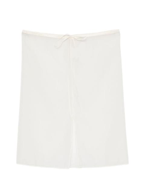 Dunst drawstring midi skirt