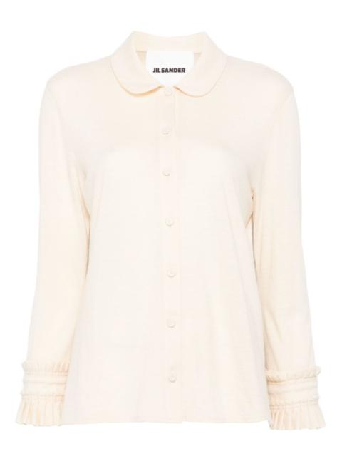 Jil Sander wool-blend shirt