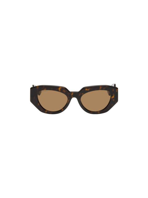 Brown Cat-Eye Sunglasses