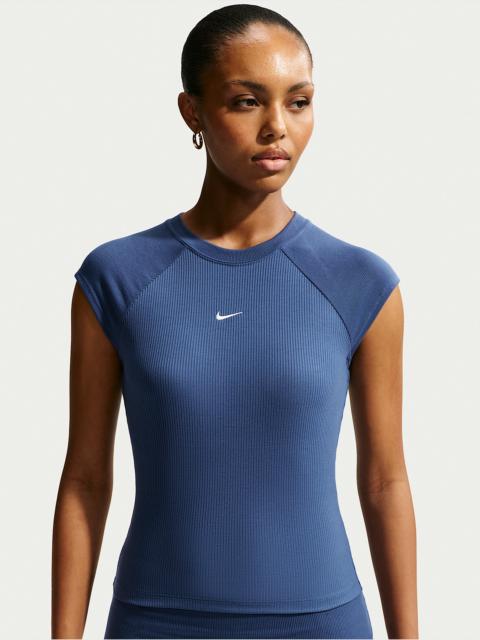 Nike Nike Sportswear Chill Knit Women's Tight Short-Sleeve Ribbed Top