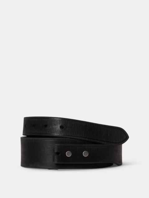 Polo Ralph Lauren Tapered Vachetta Leather Belt Strap
