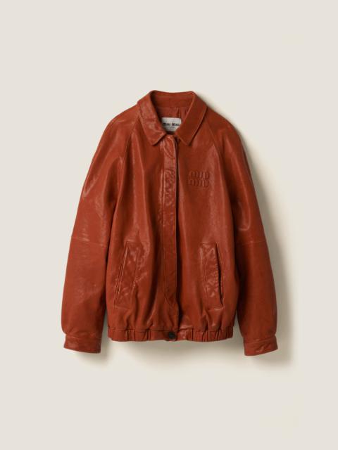 Miu Miu Nappa leather jacket