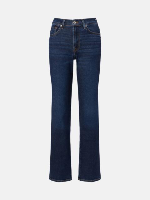 7 For All Mankind Stovepipe Straight mid-rise straight jeans