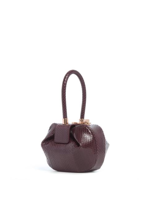 GABRIELA HEARST Demi Bag in Bordeaux Snakeskin