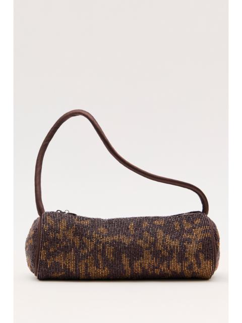 FREE PEOPLE Bailey Beaded Barrel Bag