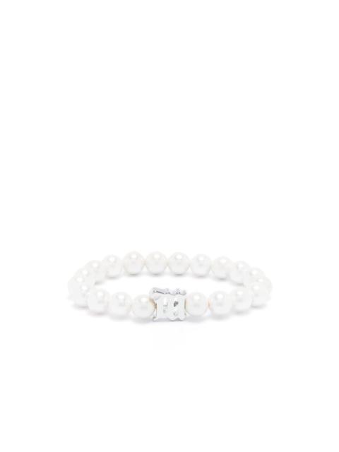 MISBHV logo-charm pearl bracelet