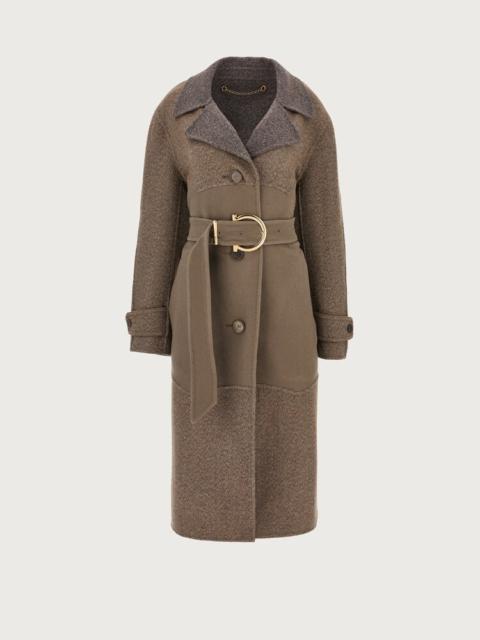 FERRAGAMO WINTER COAT WITH INSERTS
