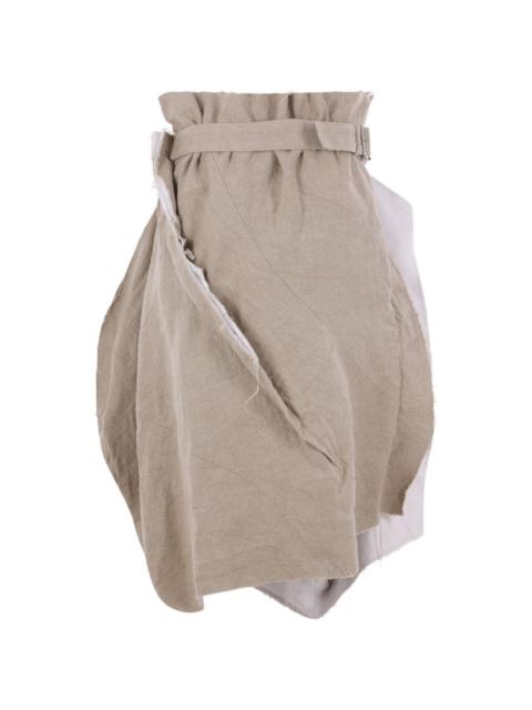 Comme Des Garçons asymmetric-hem skirt