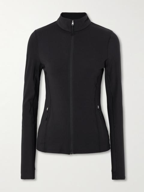On Cutout Stretch-jersey Jacket