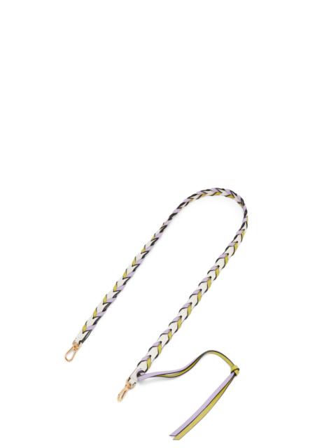 Thin braided strap in classic calfskin