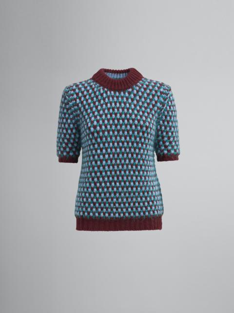 Marni REVERSIBLE CROCHET WOOL SWEATER