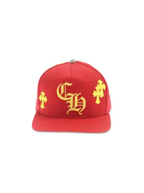 Chrome Hearts Cross Patch Hat 'Red/Yellow'