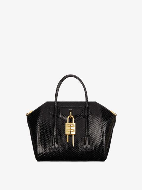 Givenchy MINI ANTIGONA LOCK BAG IN PYTHON
