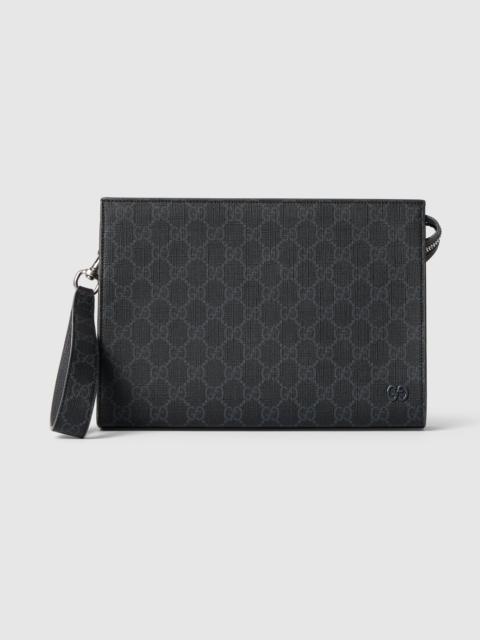 GUCCI GG pouch with GG detail