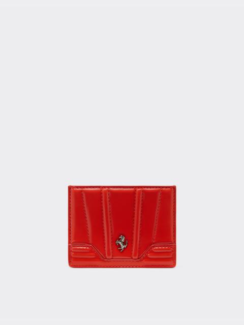 Ferrari Card holder in patent leather