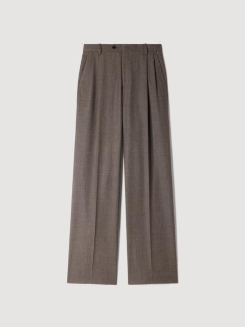 Sandro WOOL SUIT TROUSERS
