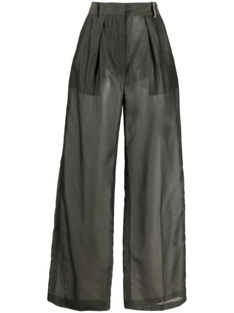 FABIANA FILIPPI pleated straight-leg trousers