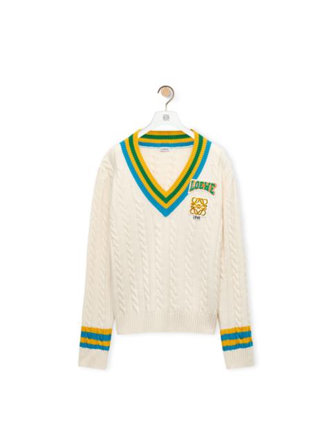 Loewe Varsity sweater in wool