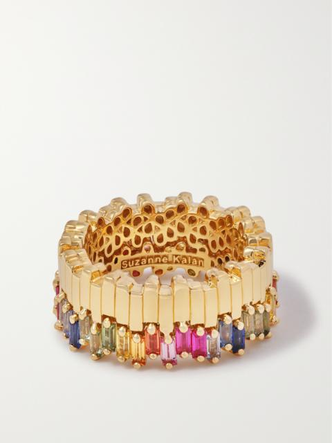 SUZANNE KALAN 18-karat Gold Sapphire Ring