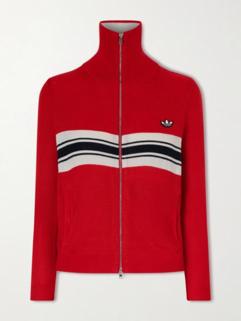 adidas Originals Logo-embroidered Knitted Sweater