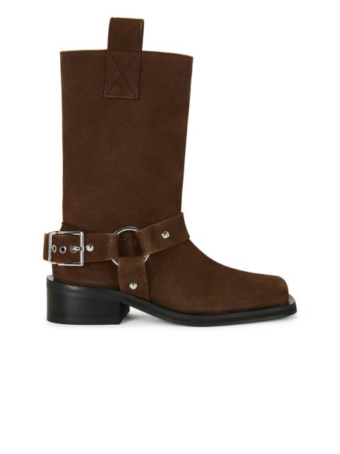 GANNI Mid Shaft Biker Boot