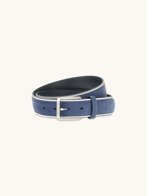 Paul & Shark SUEDE BELT WITH CONTRASTING EDGES