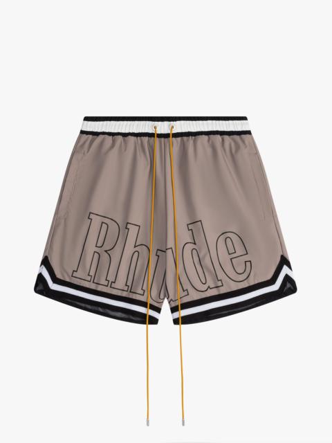 RHUDE BASKETBALL SWIM TRUNKS