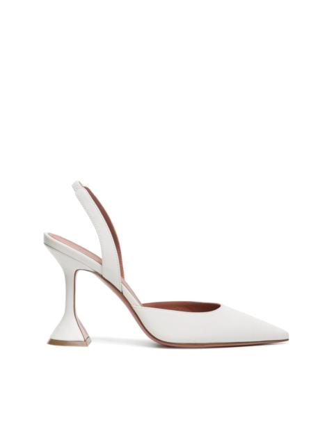 Holli 100mm slingback pumps