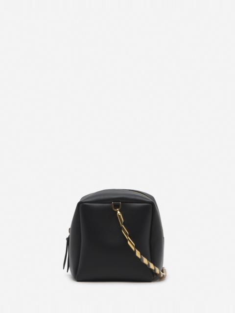 Lanvin TEMPO BY LANVIN LEATHER BAG WITH SEQUENCE BY LANVIN CHAIN
