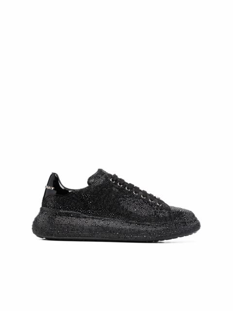 PHILIPP PLEIN Runner crystal-embellished sneakers