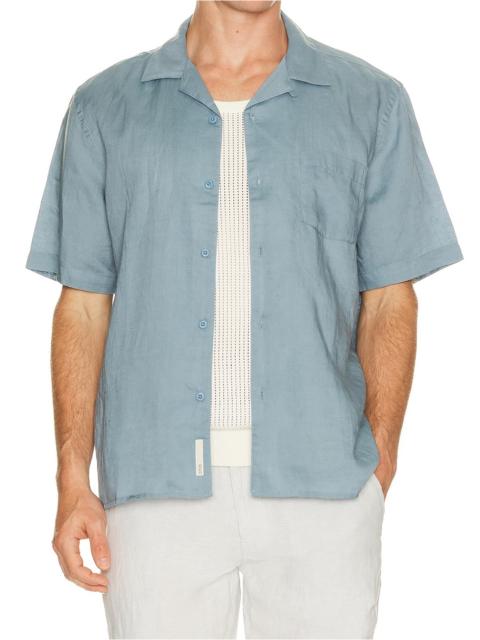 onia Air Linen Convertible Vacation Shirt
