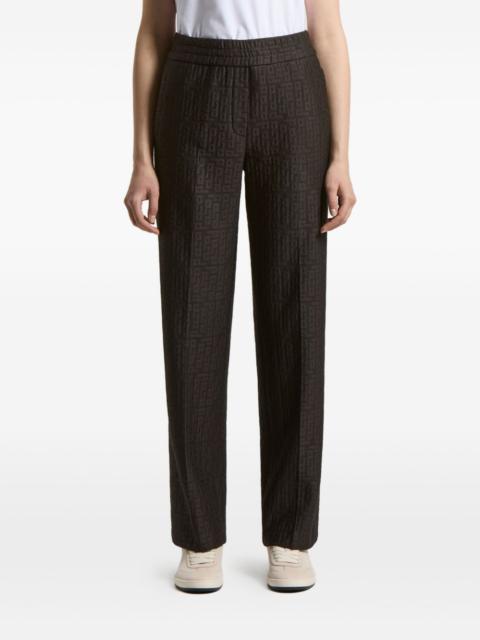 PESERICO geometric-pattern trousers
