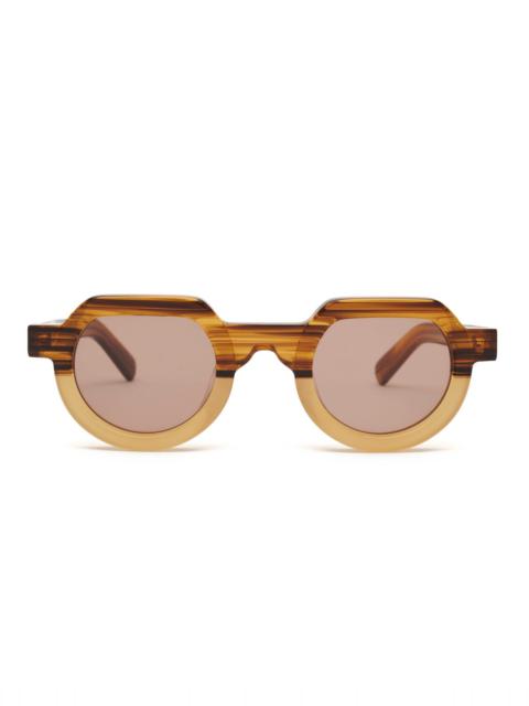 BRAIN DEAD Tani Post Modern Primitive Eye Protection - Orange Tortoise