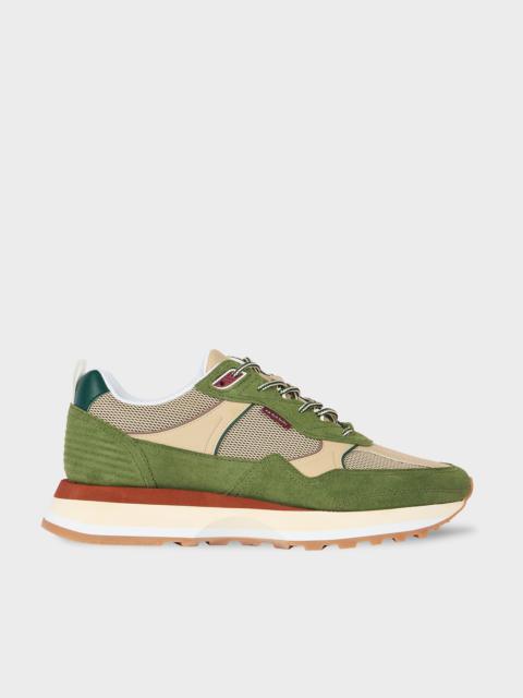 Paul Smith Khaki Suede 'Banks' Trainers