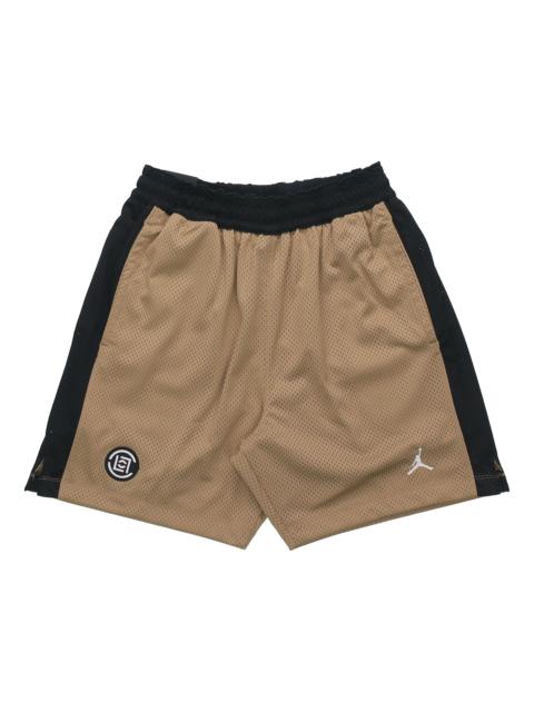 Jordan 공기 요르단 x CLOT 메시 반바지 Crossover 스포츠 아시아 판 베이지 AR8400-213