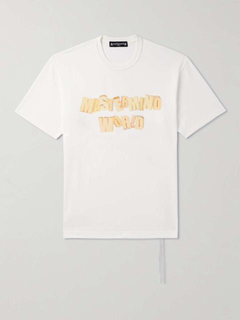 MASTERMIND WORLD Logo-Print Cotton-Jersey T-Shirt