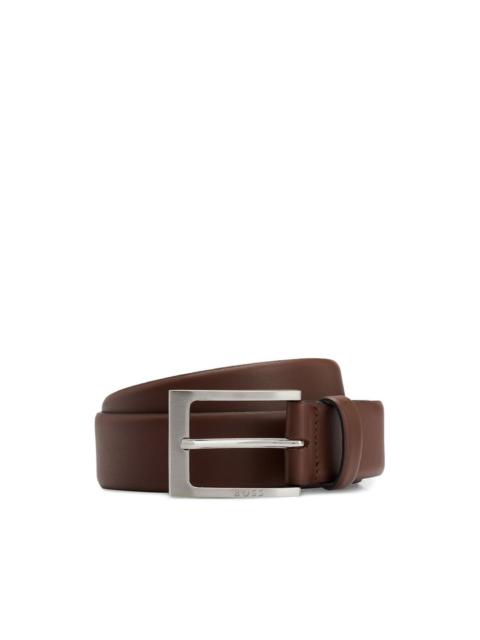 BOSS leather buckle belt
