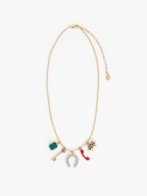 Clare V. Gigi Charm Necklace