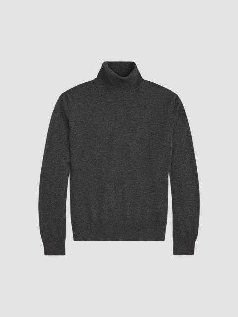 Ralph Lauren Men's Cashmere Turtleneck Sweater - Dark Grey Melange